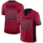 Maillot de football en maille Drift noir et blanc, mode personnalisé Cardinal Maillot de football en maille Drift noir et blanc, mode personnalisé Cardinal