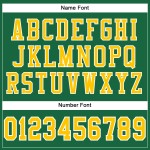 Maillot de football authentique Kelly Custom vert doré et blanc en maille Maillot de football authentique Kelly Custom vert doré et blanc en maille