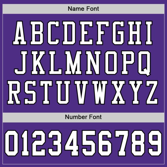 Maillot de football personnalisé en maille blanc-noir violet authentique