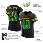 Maillot de football Kelly Authentic Custom Mesh vert-jaune noir Maillot de football Kelly Authentic Custom Mesh vert-jaune noir